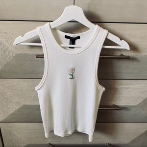 Bundle of 2 - Forever 21 Girls Daisy Tank Tops